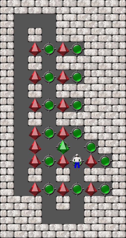 Sokoban Bugs509 collection level 74